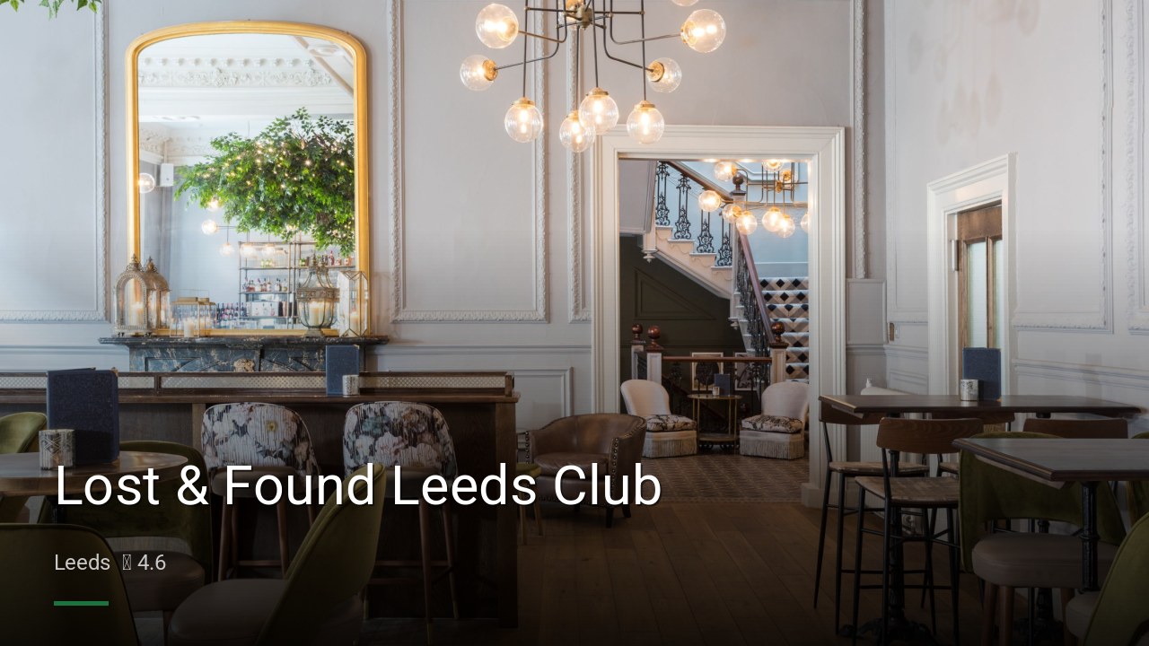 Lost & Found Leeds Club - Sports Bars in Leeds