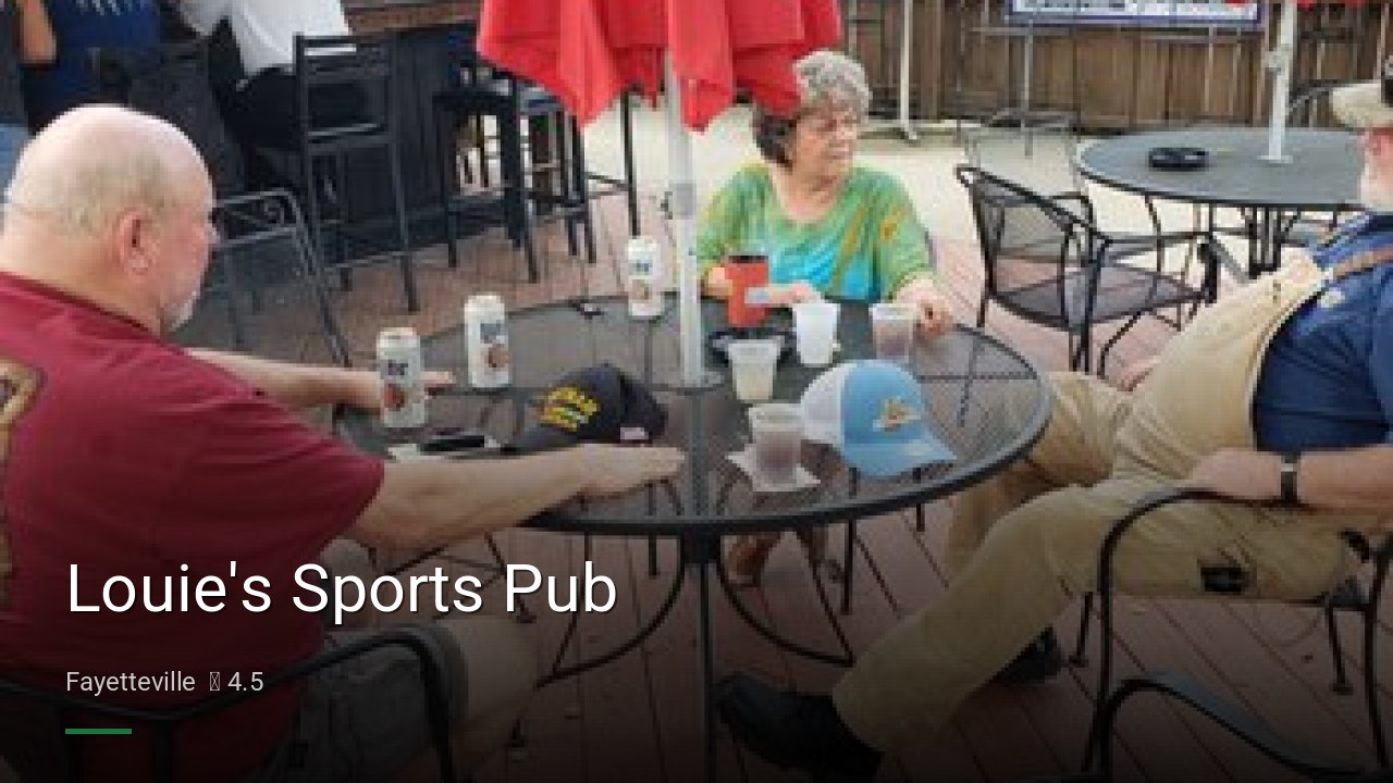 Louie's Sports Pub - Sports Bars in Fayetteville