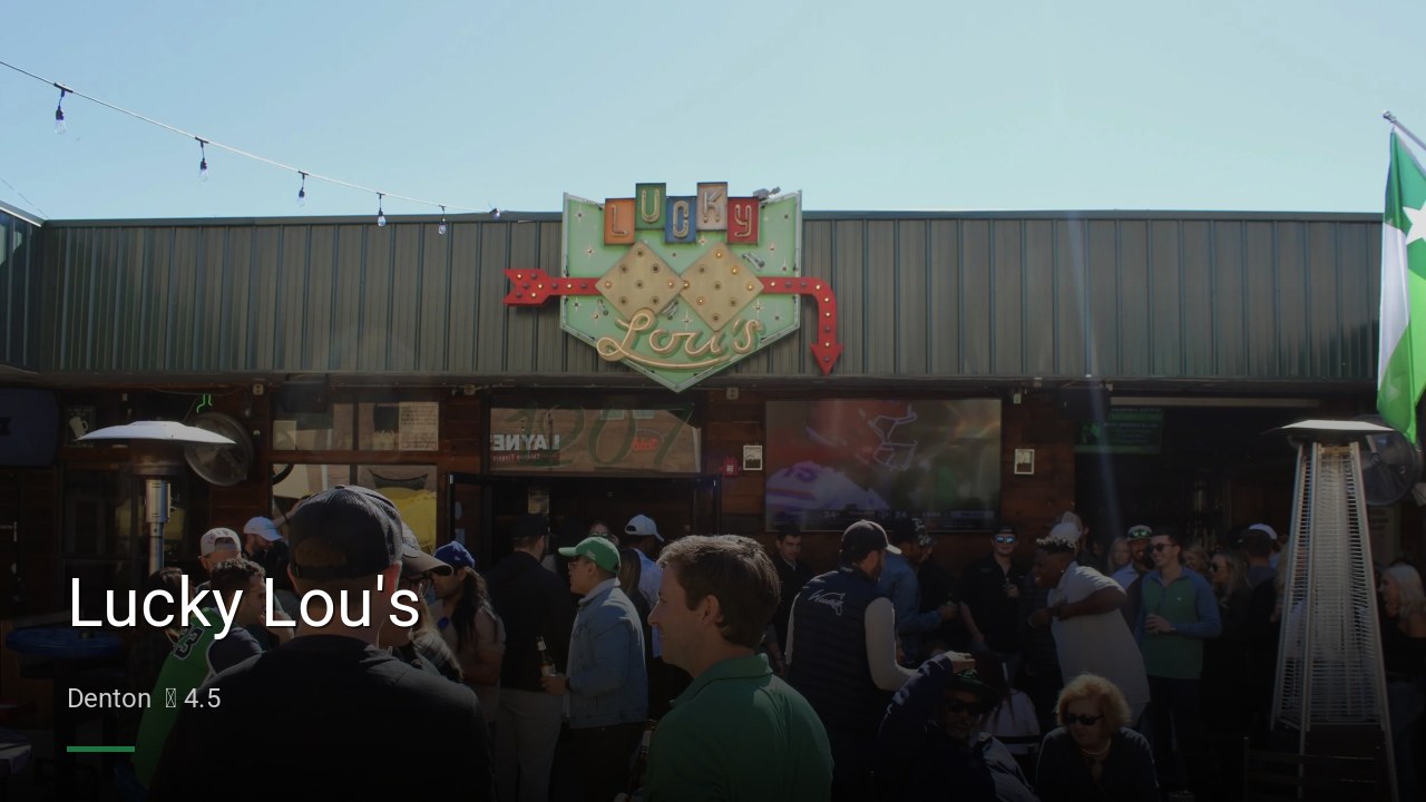 Lucky Lou's - Sports Bars in Denton