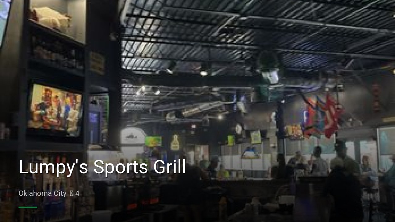 Lumpy's Sports Grill - Sports Bars in Oklahoma City