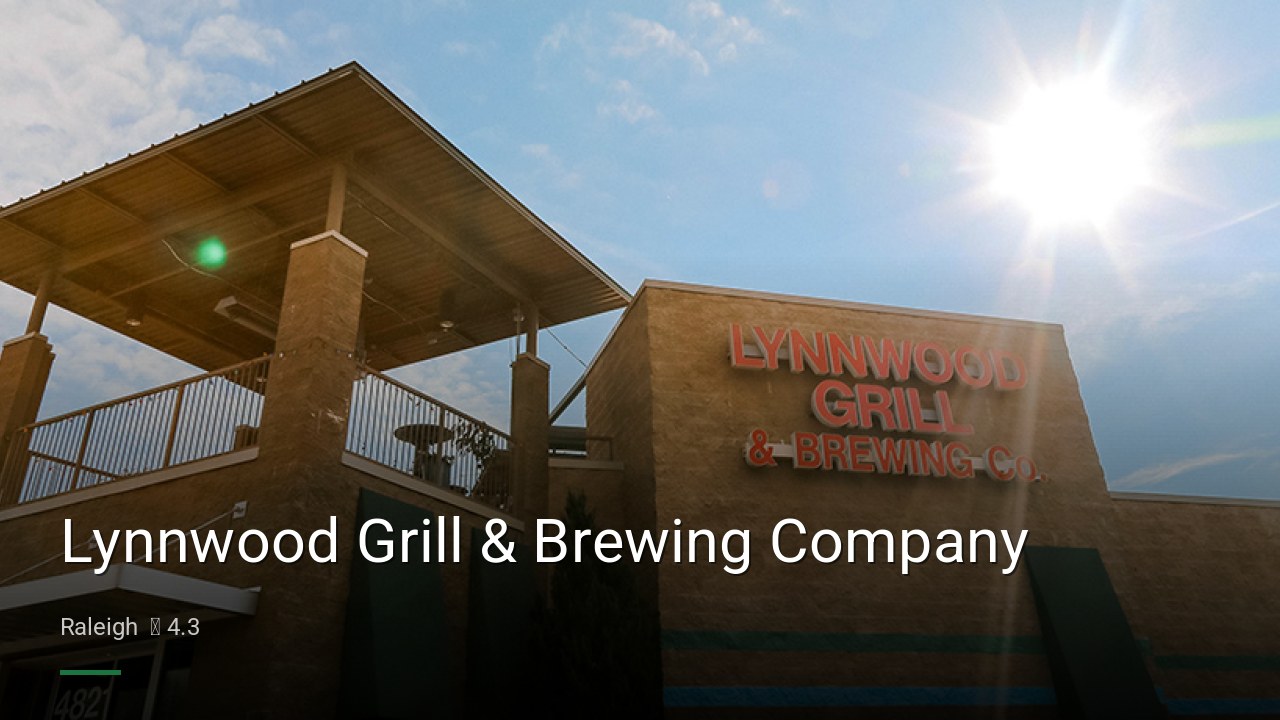 Lynnwood Grill & Brewing Company - Sports Bars in Raleigh
