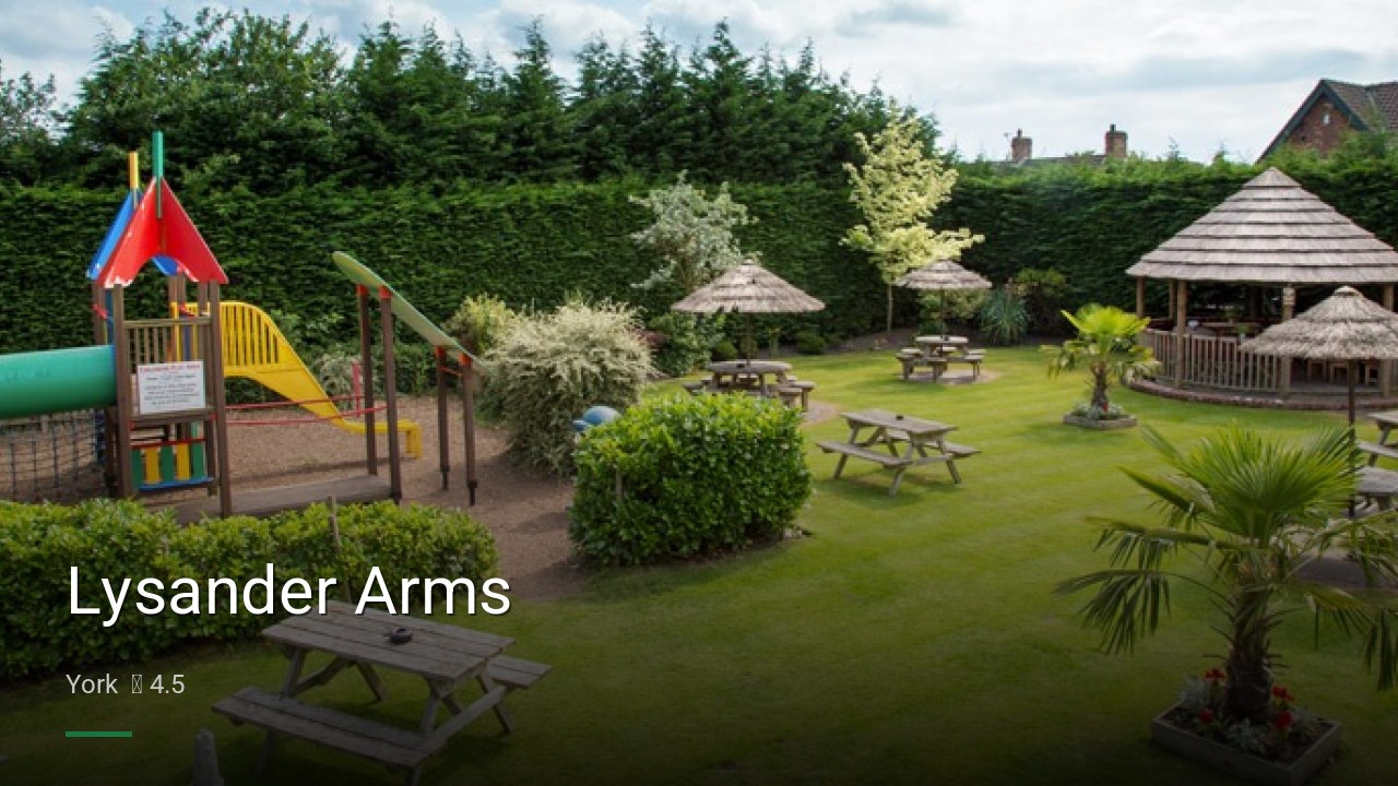 Lysander Arms - Sports Bars in York