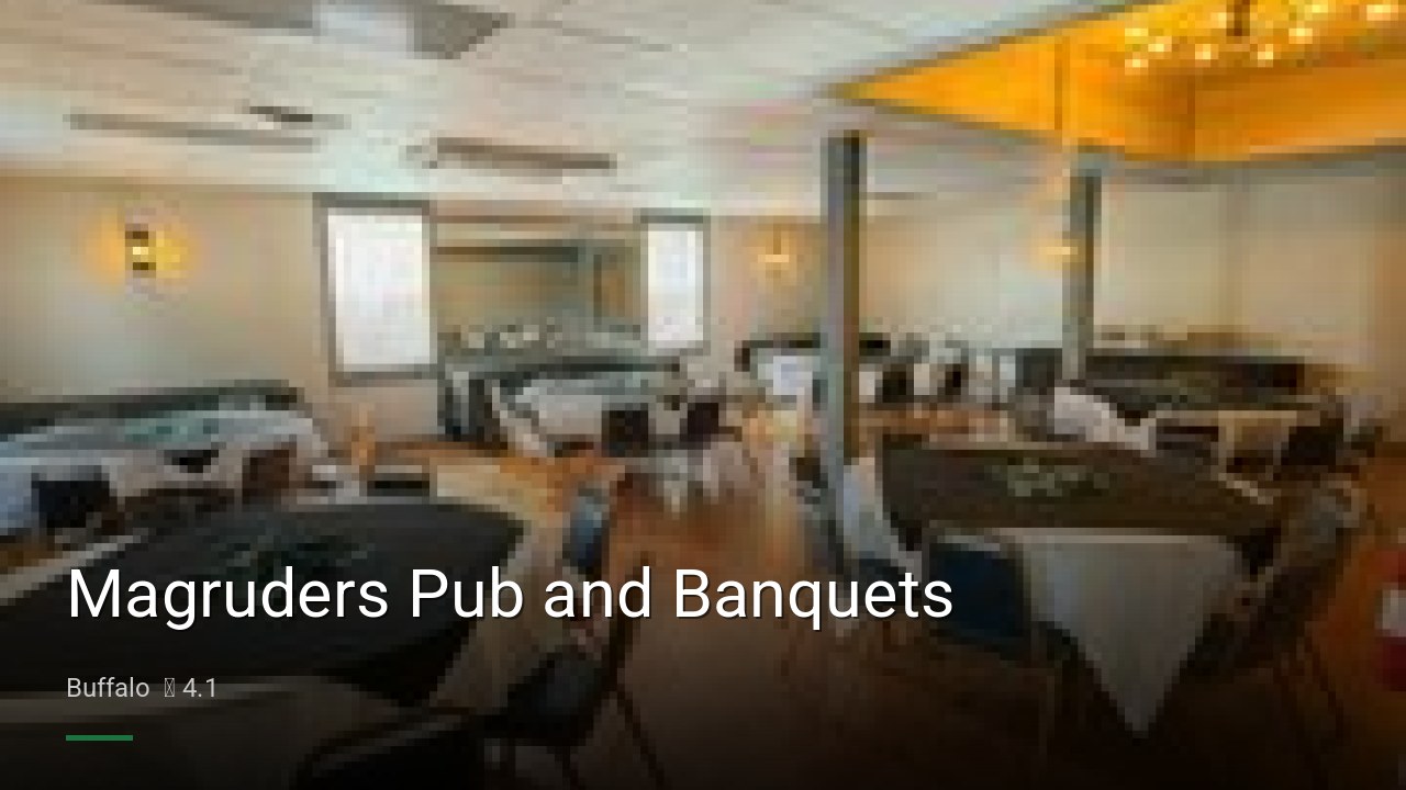 Magruders Pub and Banquets - Sports Bars in Buffalo