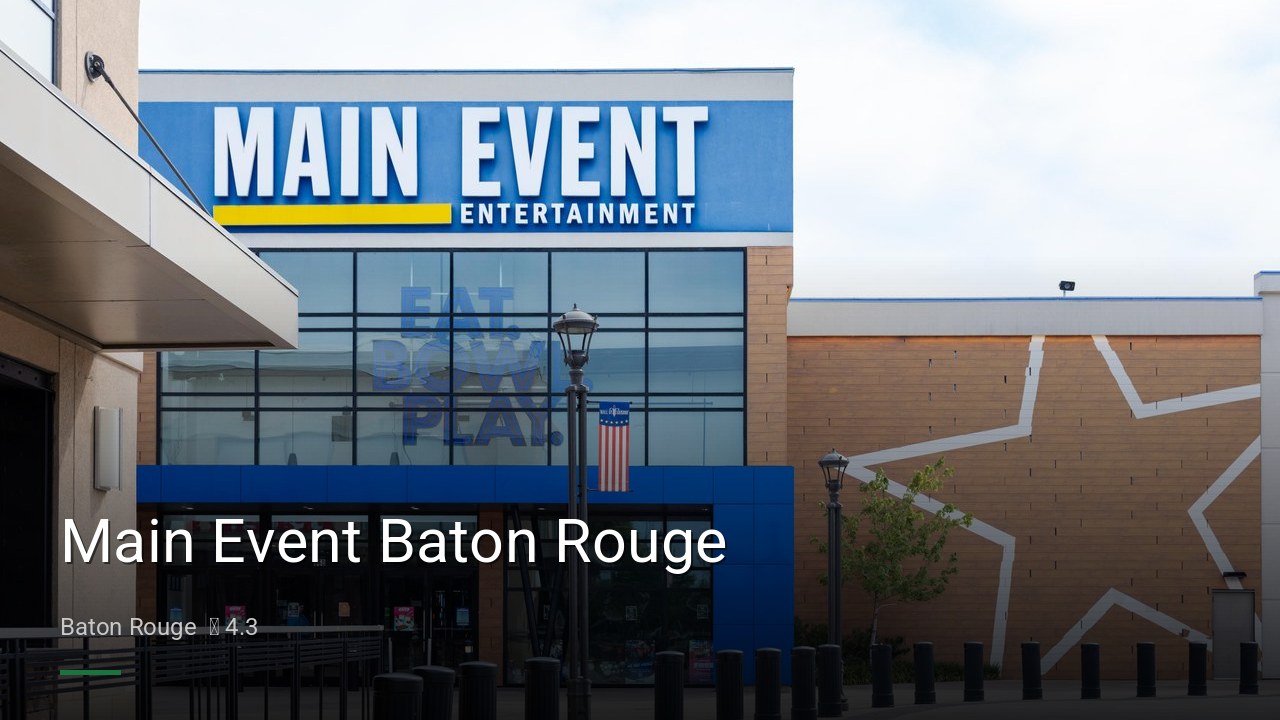 Main Event Baton Rouge - Sports Bars in Baton Rouge