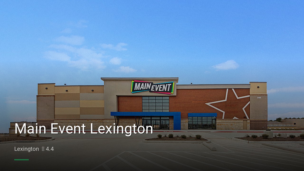 Main Event Lexington - Sports Bars in Lexington