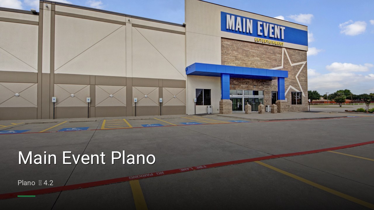 Main Event Plano - Sports Bars in Plano