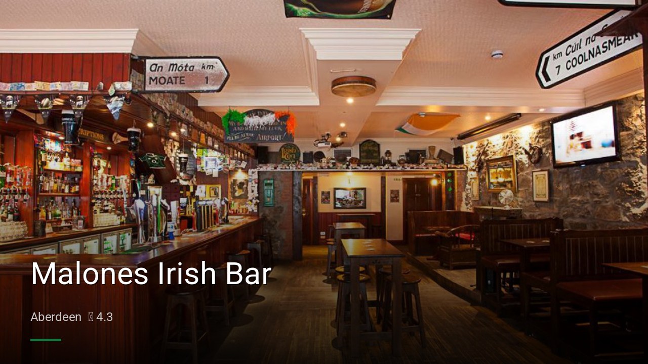 Malones Irish Bar - Sports Bars in Aberdeen