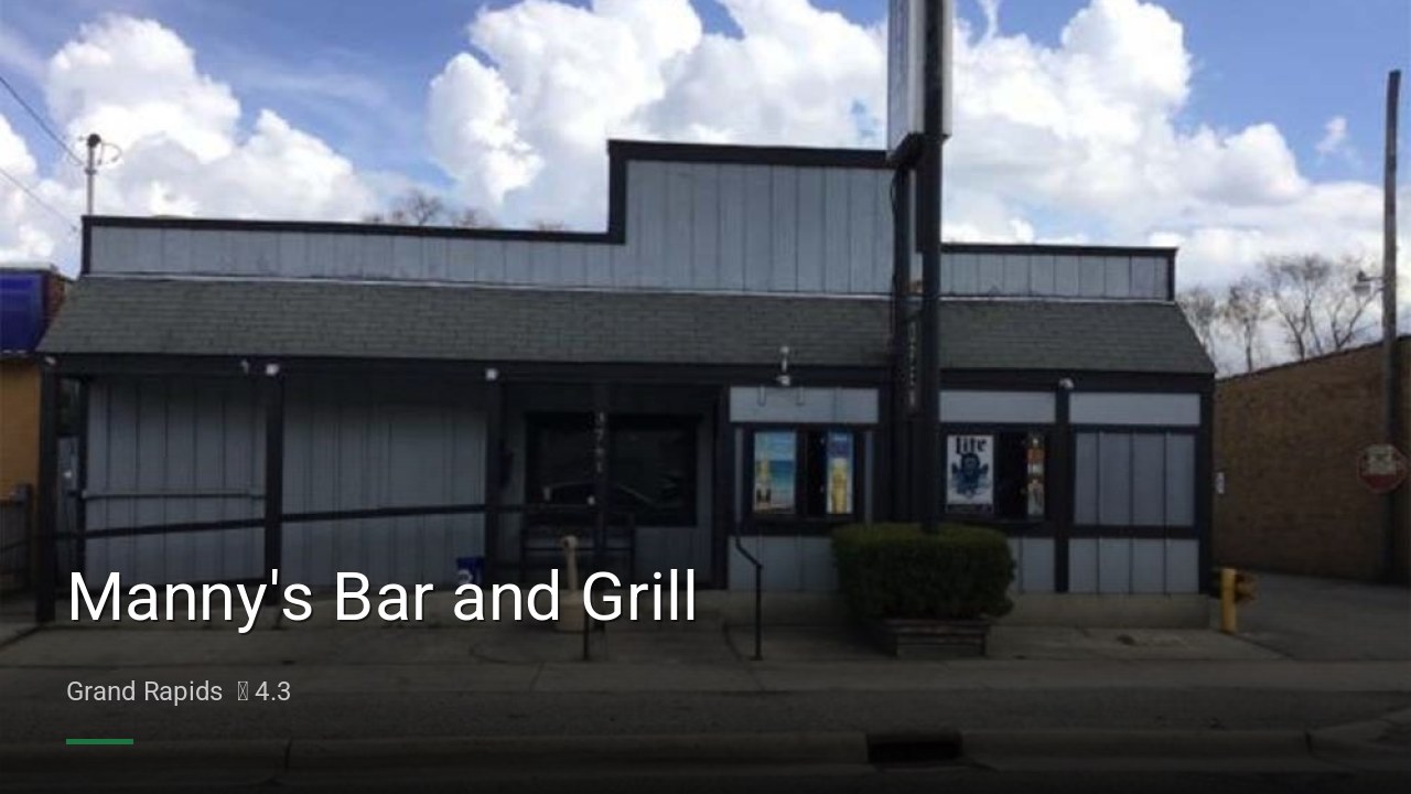 Manny's Bar and Grill - Sports Bars in Grand Rapids