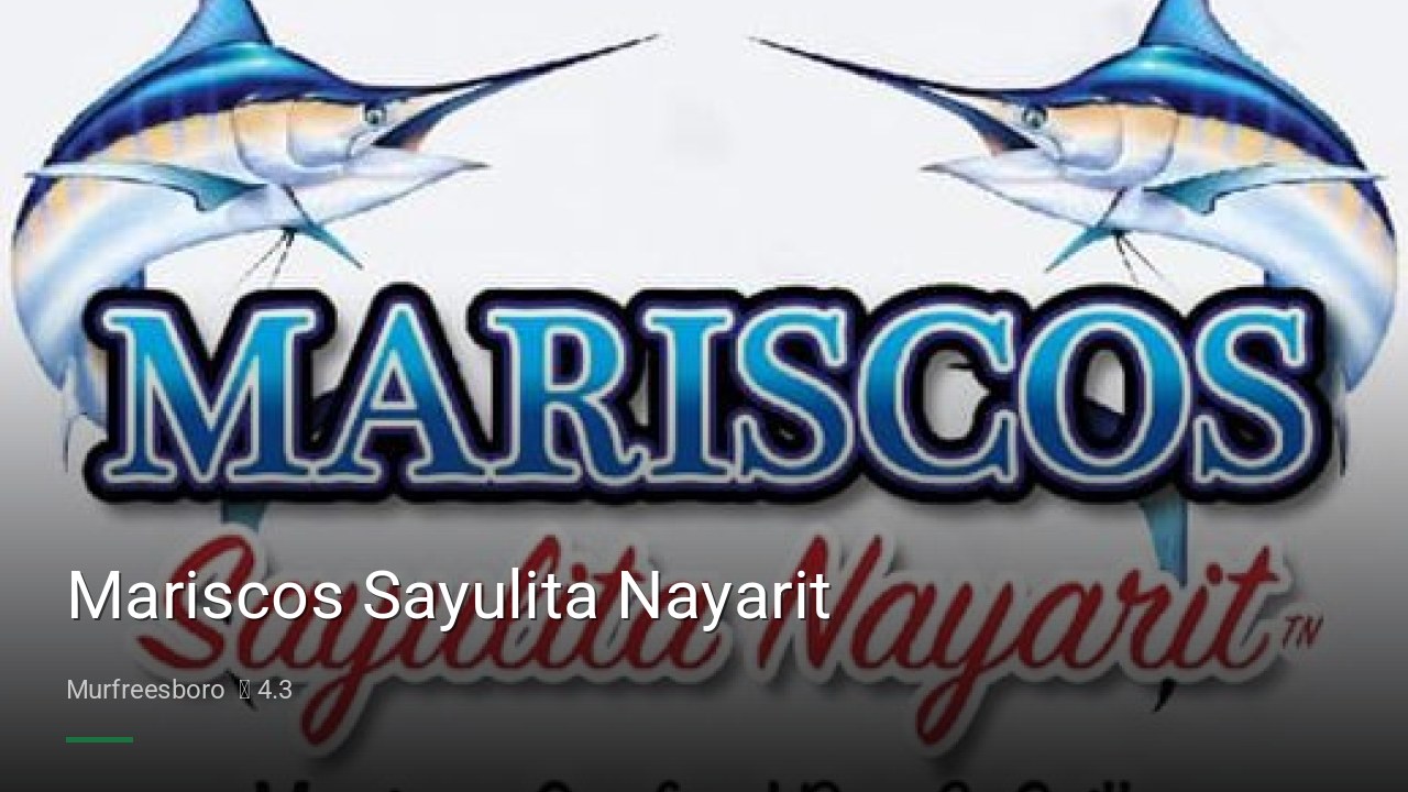 Mariscos Sayulita Nayarit - Sports Bars in Murfreesboro