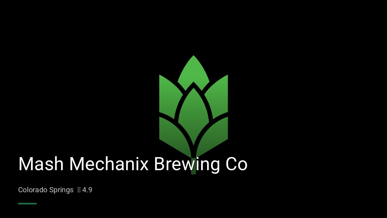 Mash Mechanix Brewing Co - Sports Bars in Colorado Springs