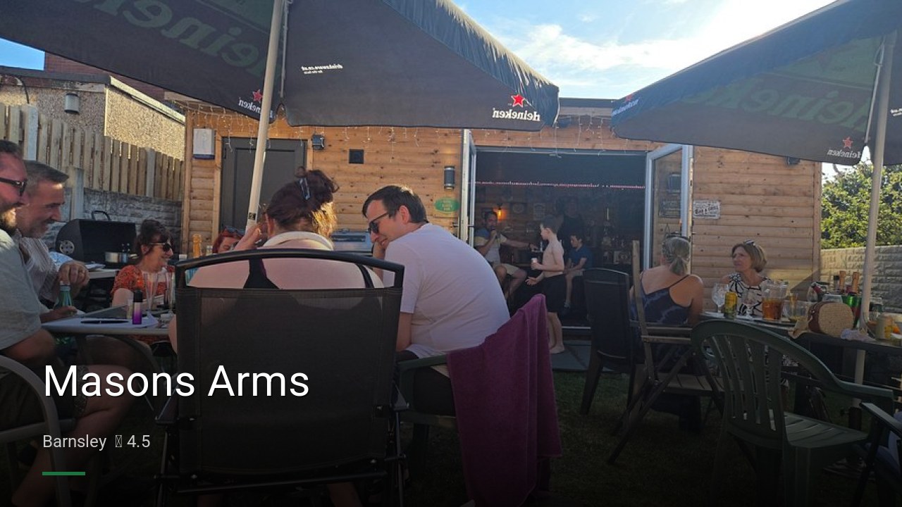 Masons Arms - Sports Bars in Barnsley