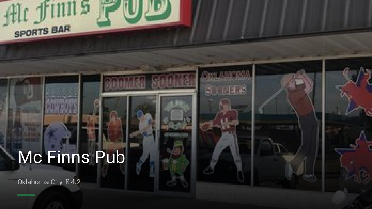 Mc Finns Pub - Sports Bars in Oklahoma City