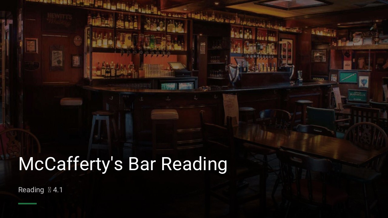 McCafferty's Bar Reading - Sports Bars in Reading