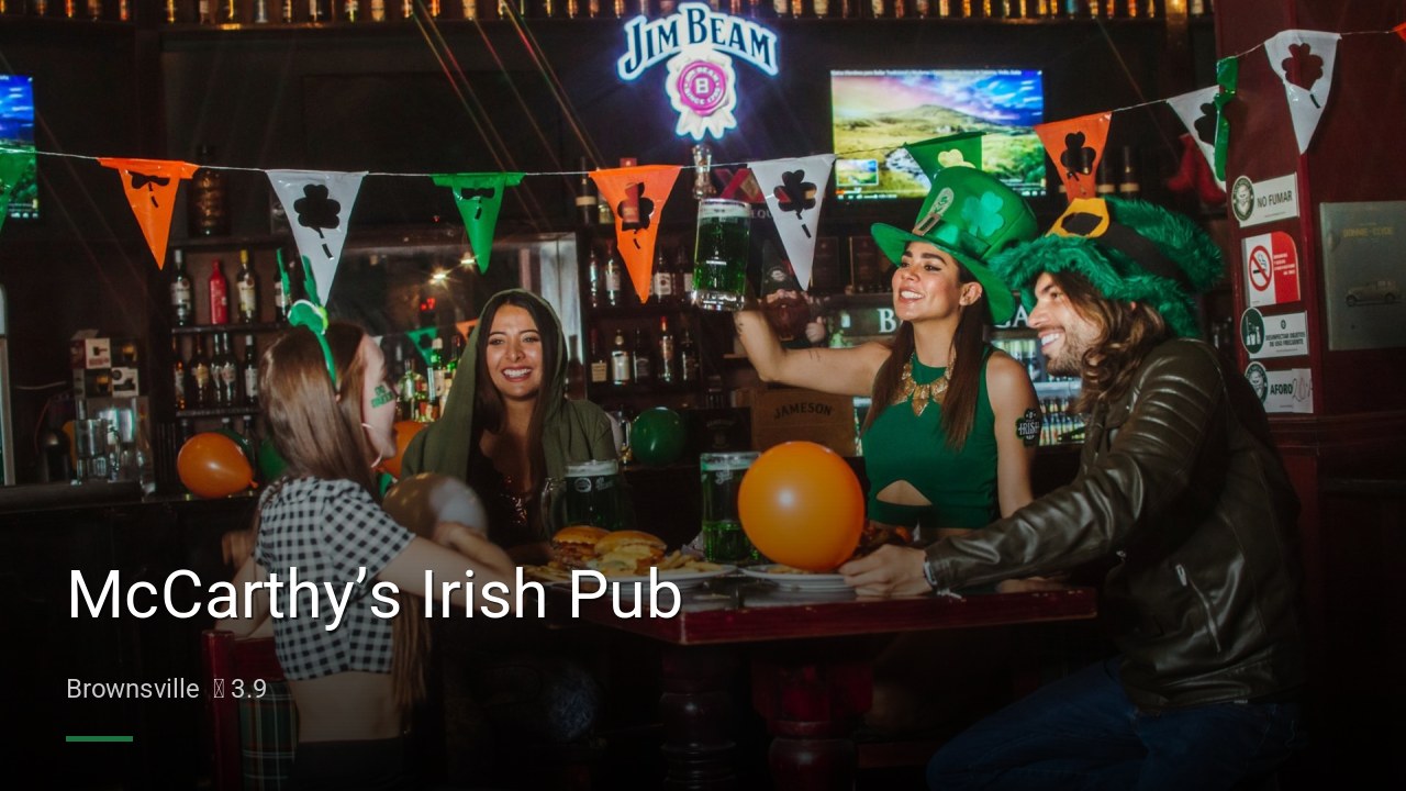 McCarthy’s Irish Pub - Sports Bars in Brownsville