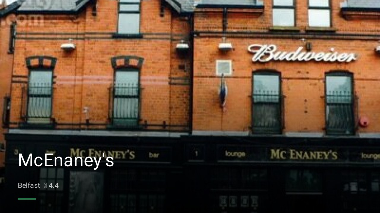McEnaney's - Sports Bars in Belfast