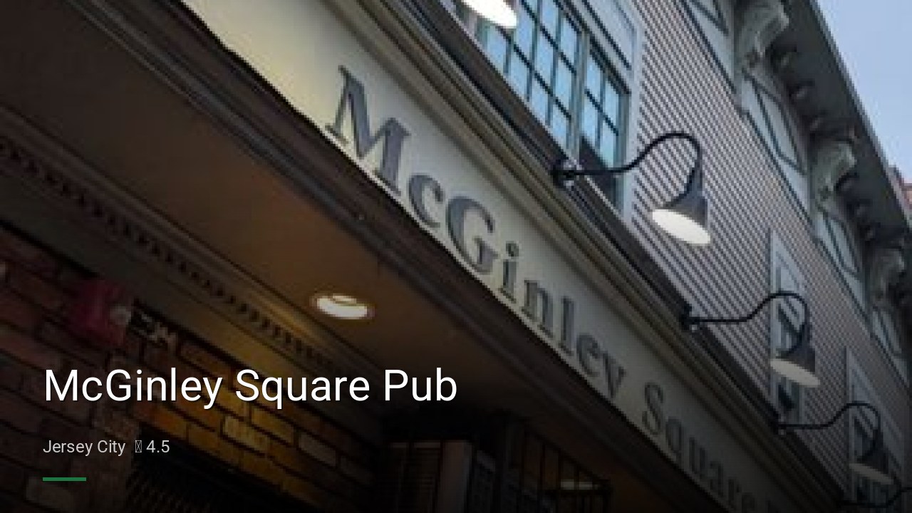 McGinley Square Pub - Sports Bars in Jersey City