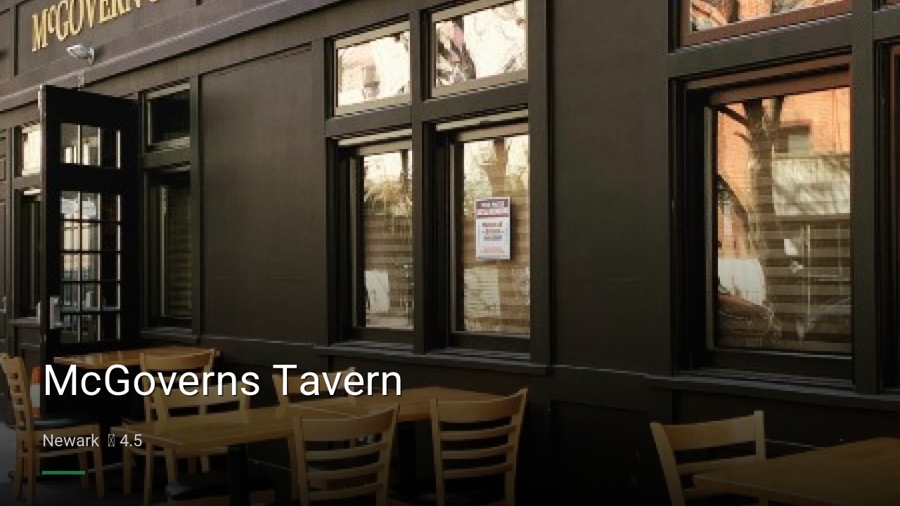 McGoverns Tavern - Sports Bars in Newark