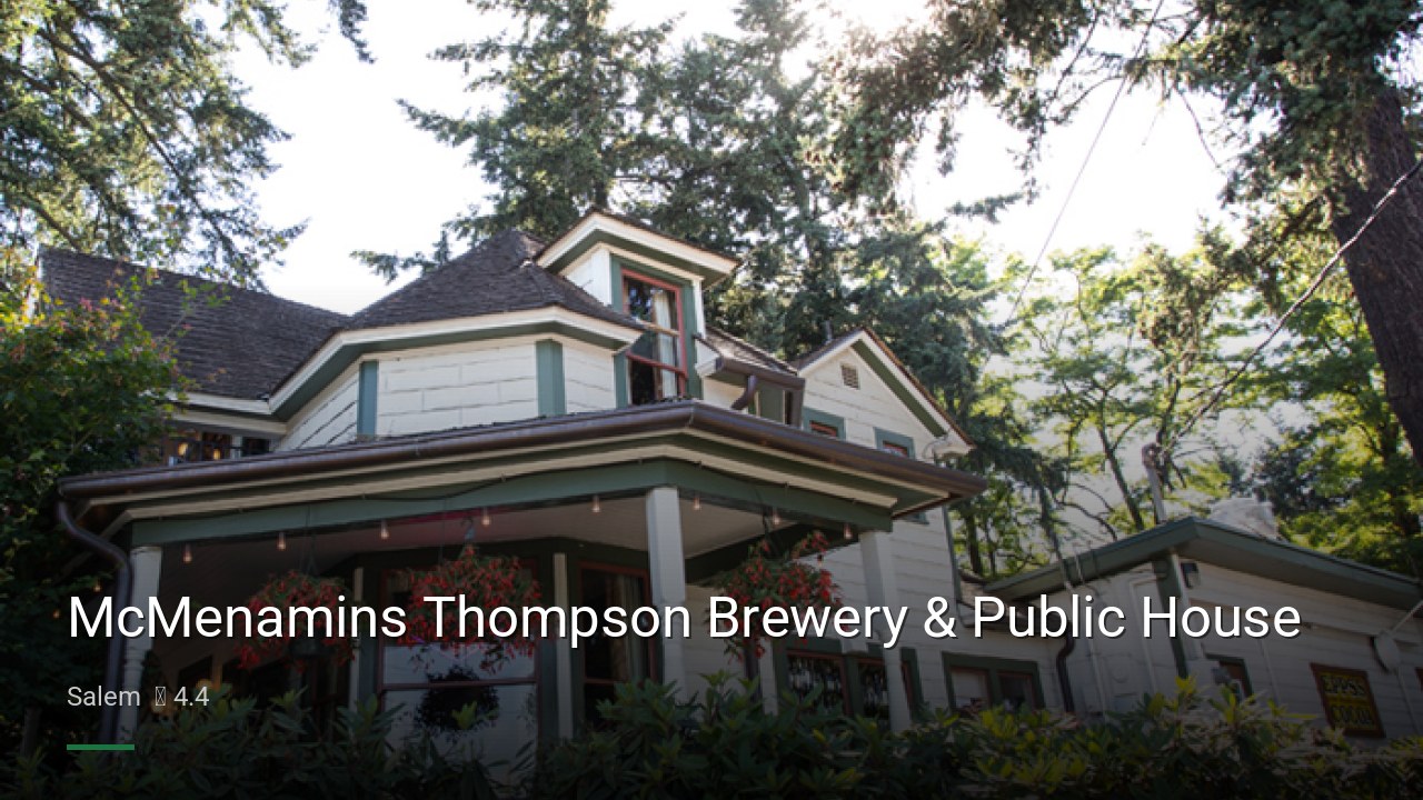 McMenamins Thompson Brewery & Public House - Sports Bars in Salem