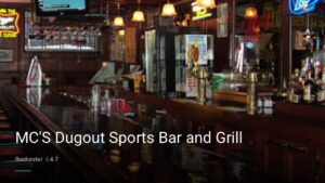 MC’S Dugout Sports Bar and Grill — Sports bars in Rochester