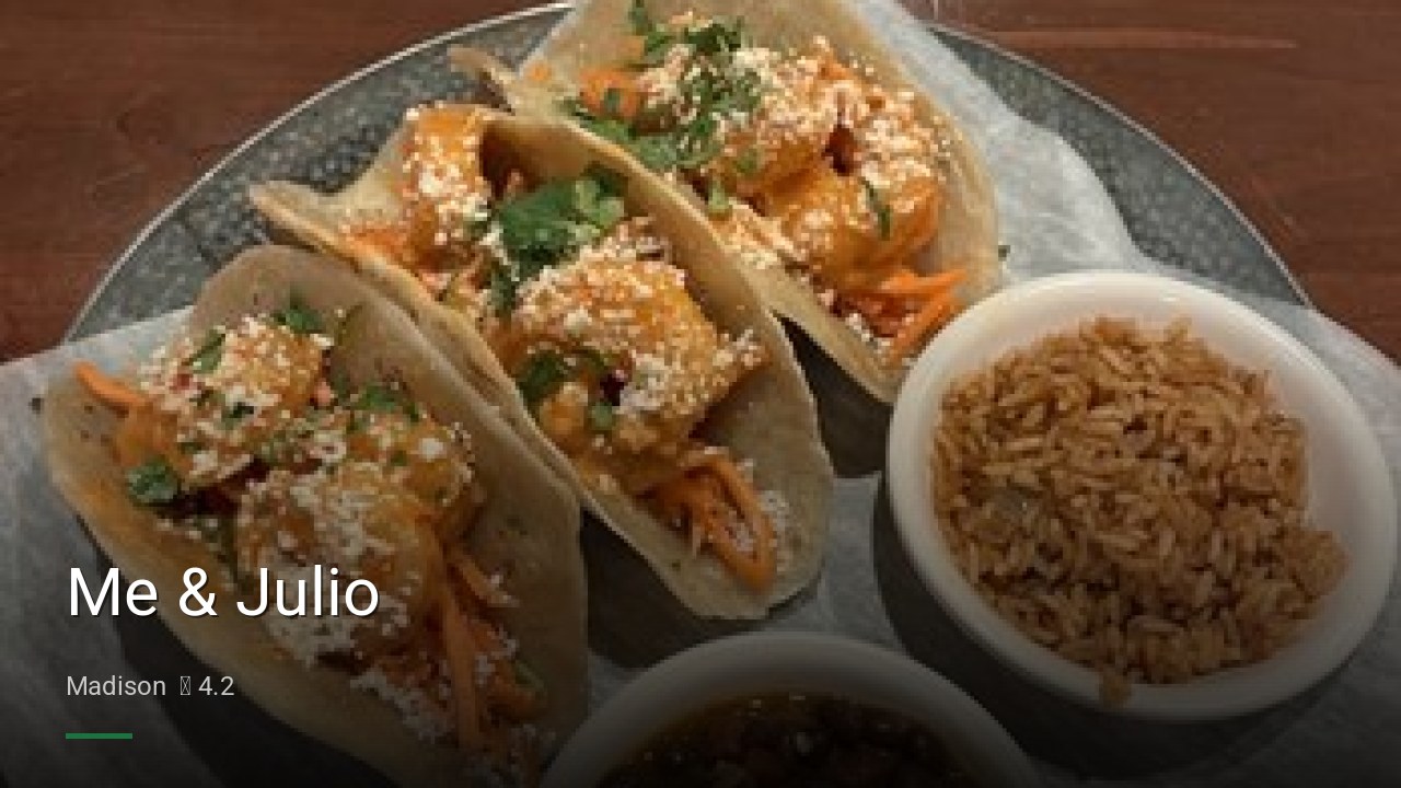 Me & Julio - Sports Bars in Madison