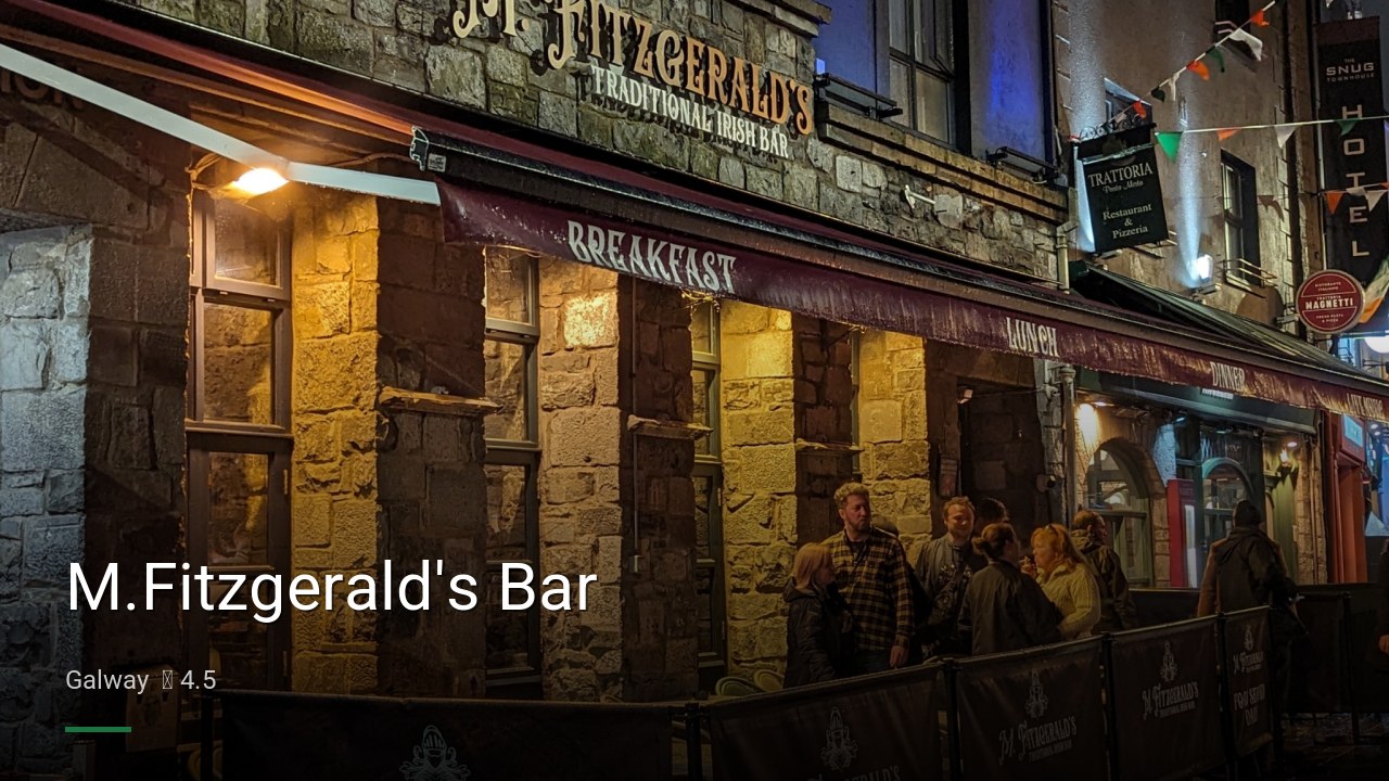 M.Fitzgerald's Bar - Sports Bars in Galway