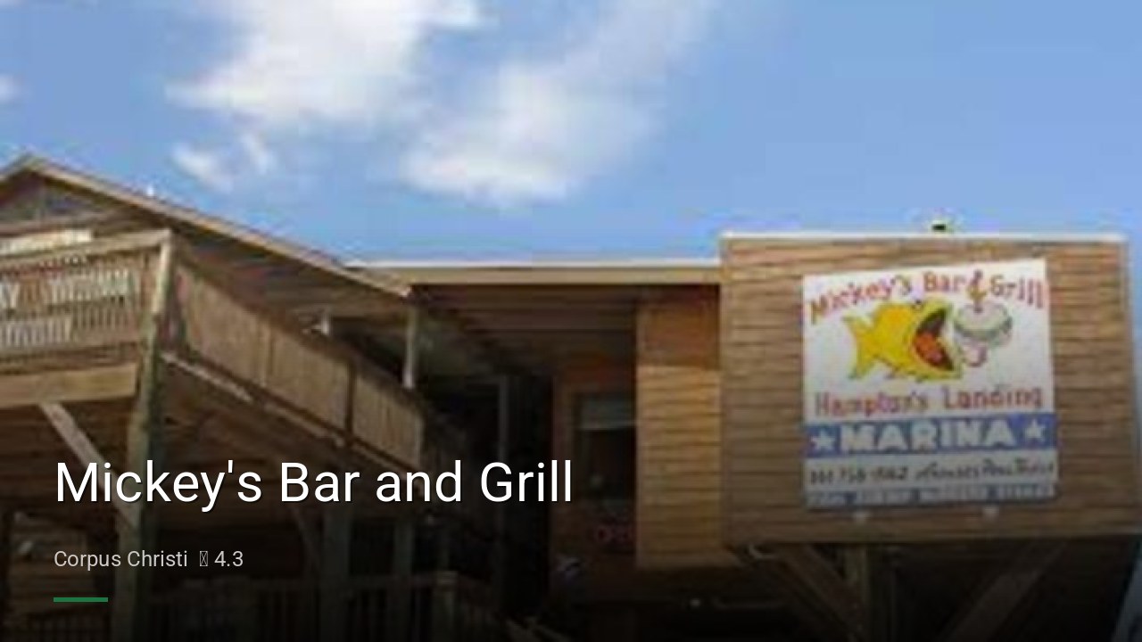 Mickey's Bar and Grill - Sports Bars in Corpus Christi
