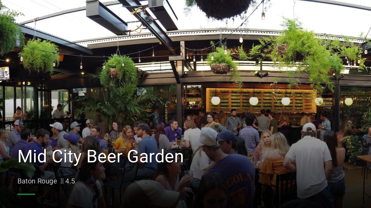 Mid City Beer Garden - Sports Bars in Baton Rouge