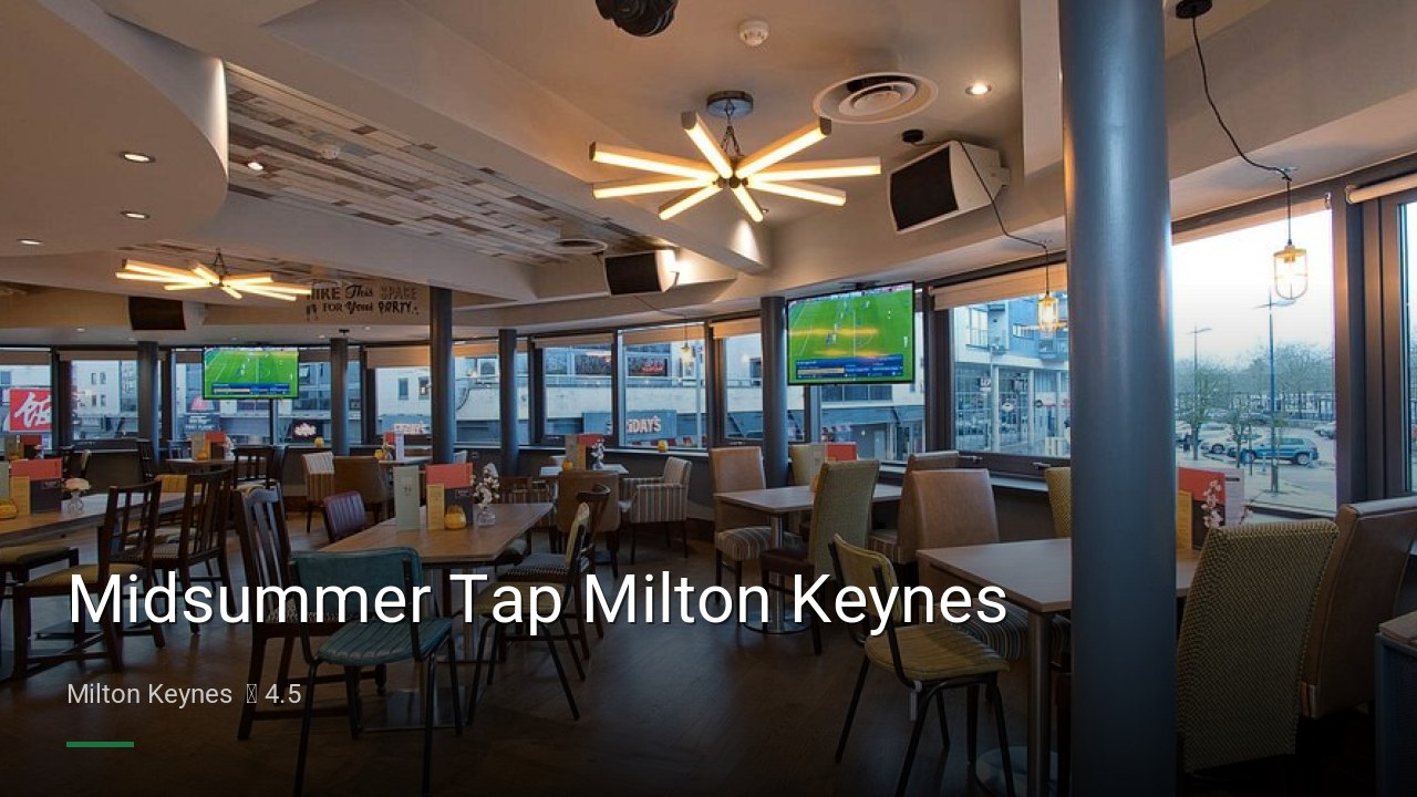 Midsummer Tap Milton Keynes - Sports Bars in Milton Keynes