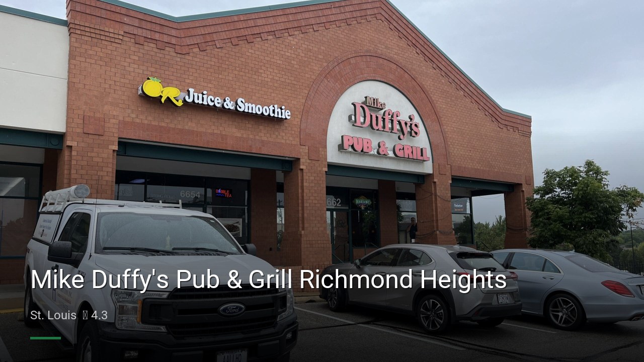 Mike Duffy's Pub & Grill Richmond Heights - Sports Bars in St. Louis
