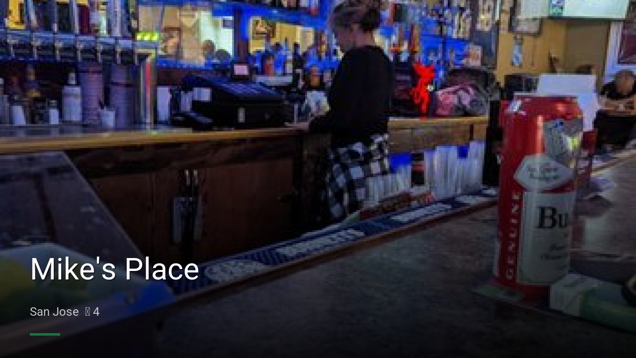 Mike's Place - Sports Bars in San Jose
