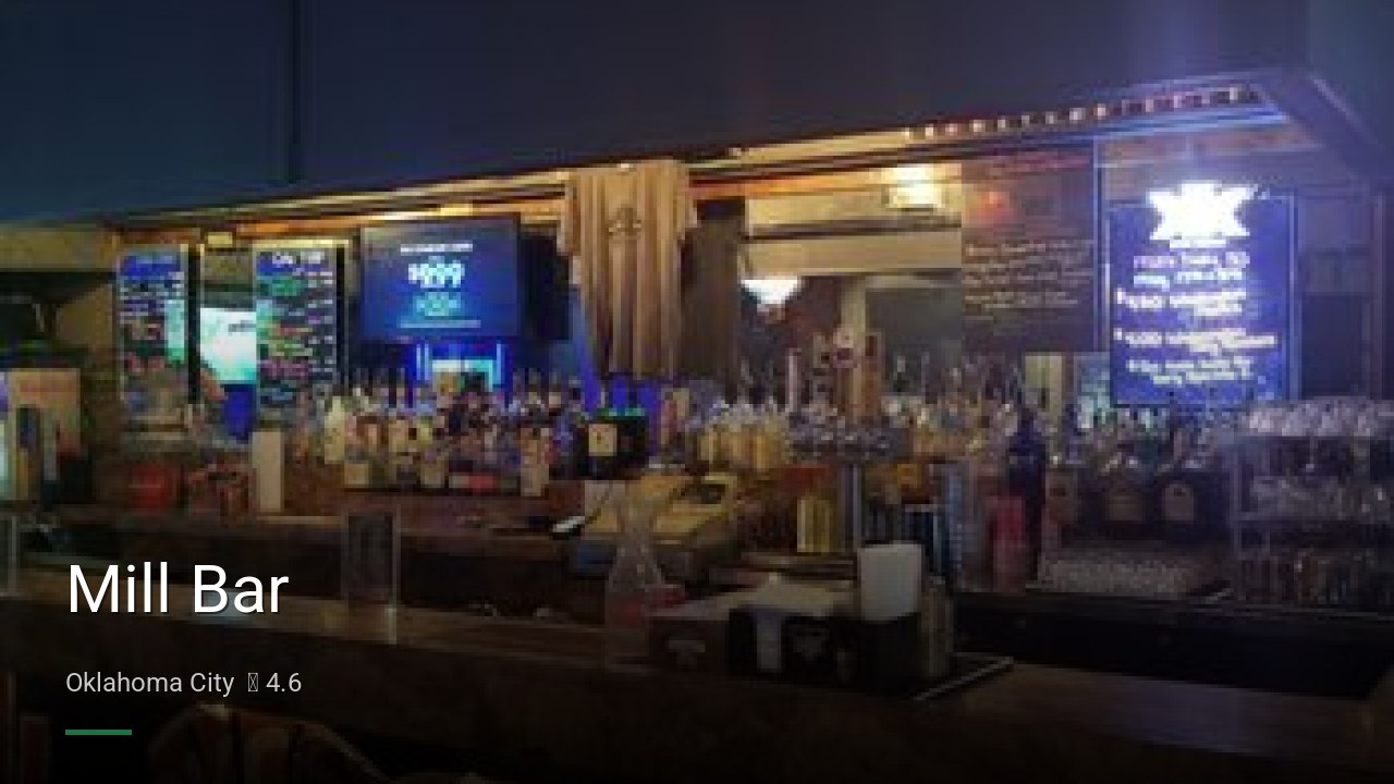 Mill Bar - Sports Bars in Oklahoma City