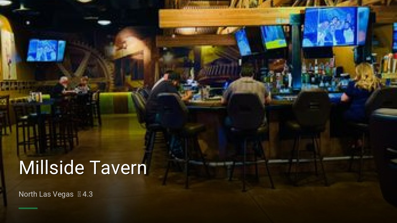 Millside Tavern - Sports Bars in North Las Vegas