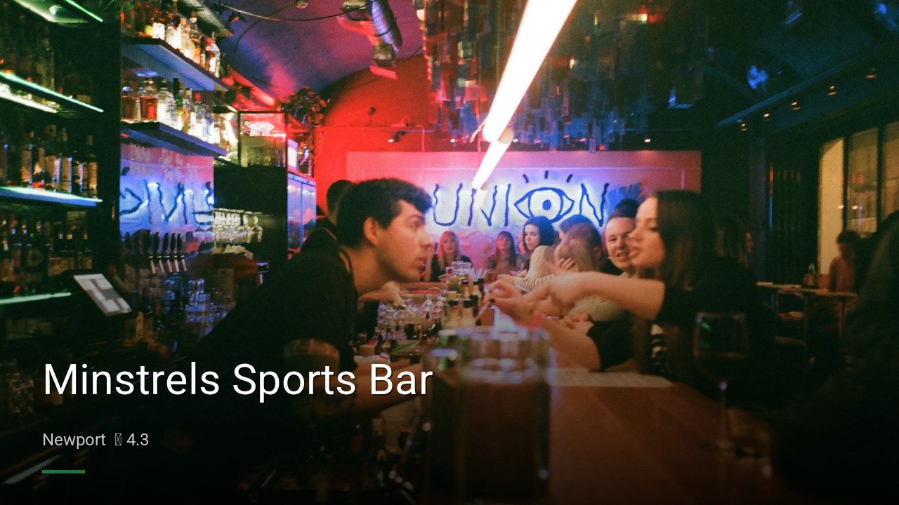 Minstrels Sports Bar — Pubs in Newport