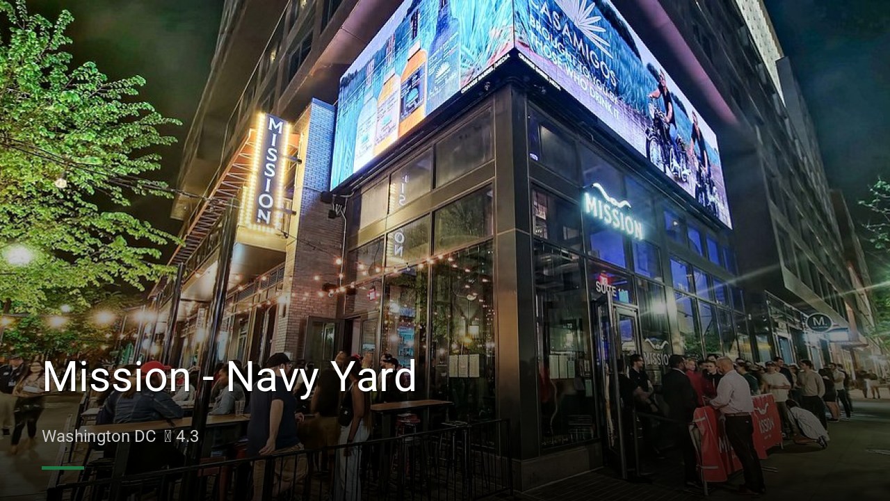 Mission - Navy Yard - Sports Bars in Washington DC