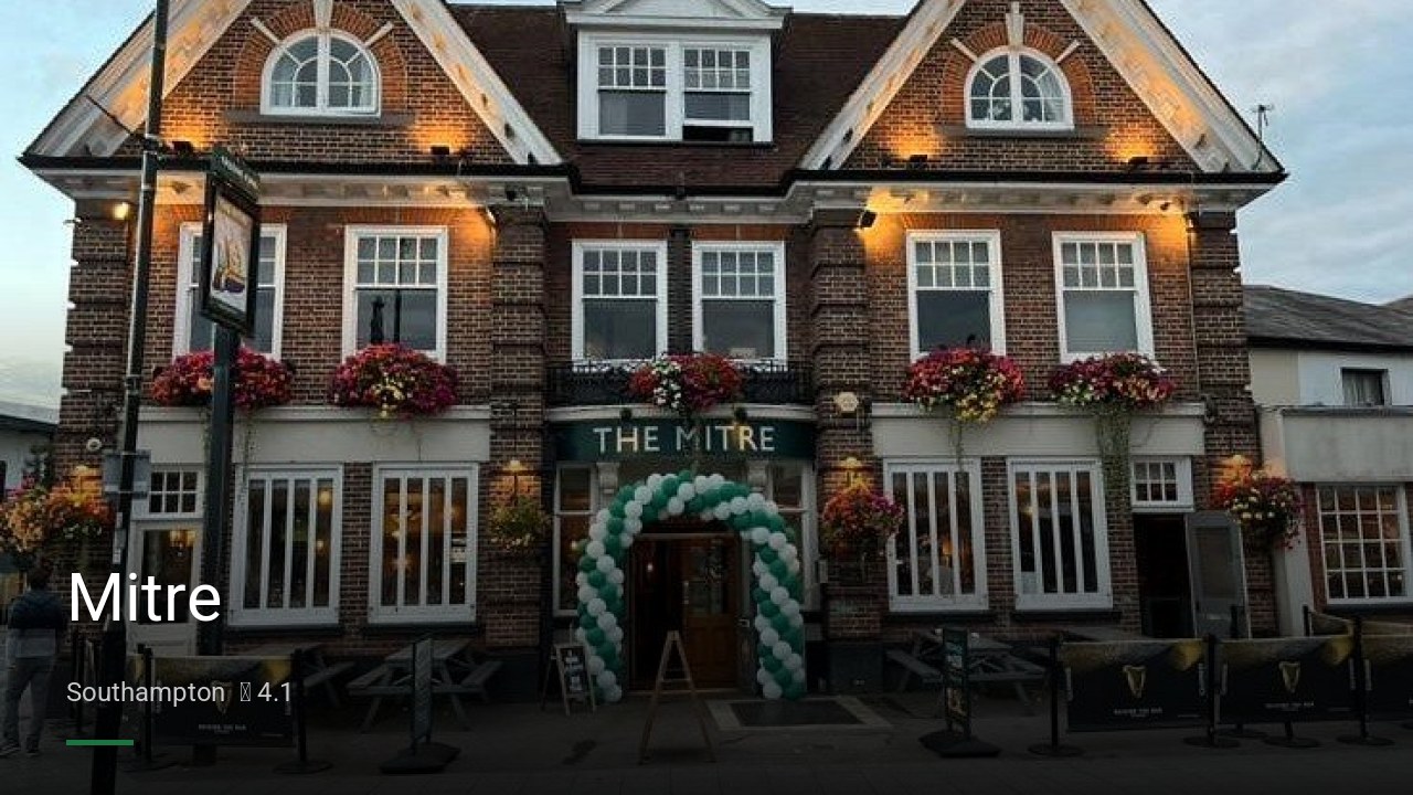 Mitre - Sports Bars in Southampton