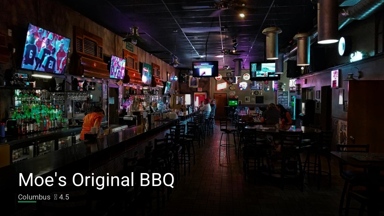 Moe’s Original BBQ — Sports bars in Columbus