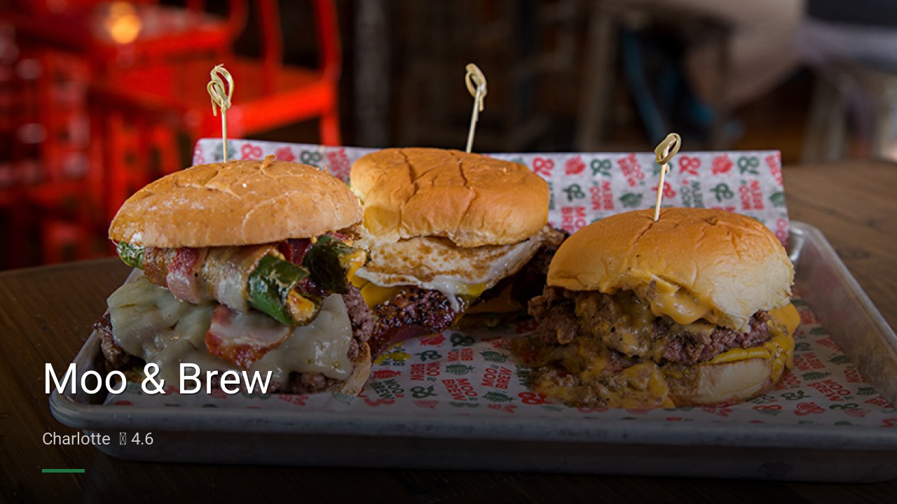 Moo & Brew - Sports Bars in Charlotte
