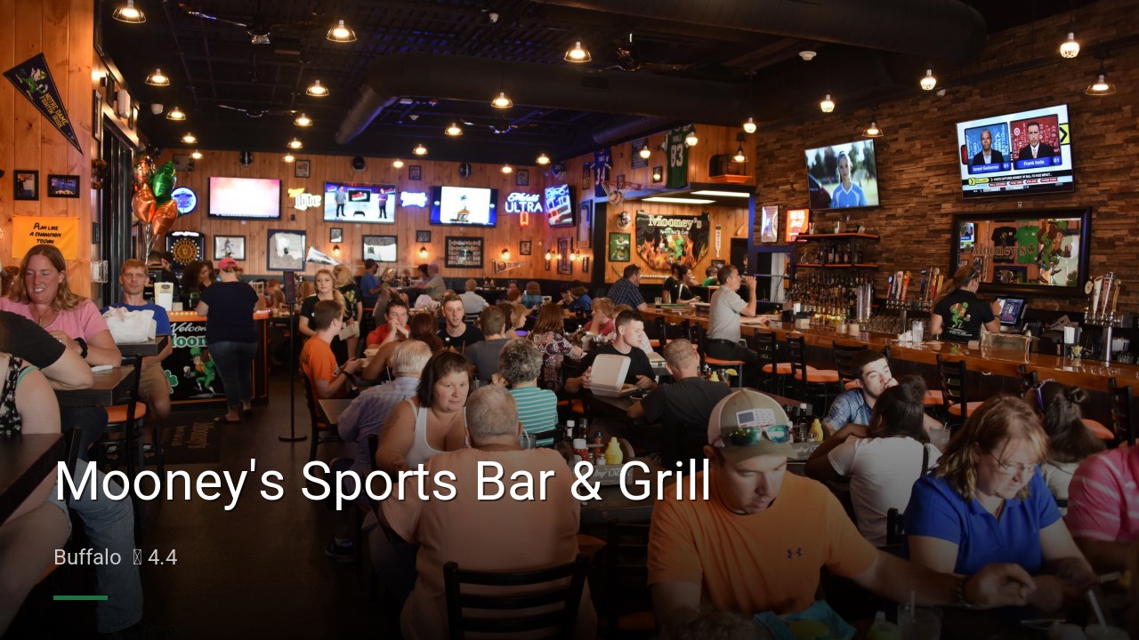 Mooney's Sports Bar & Grill - Sports Bars in Buffalo