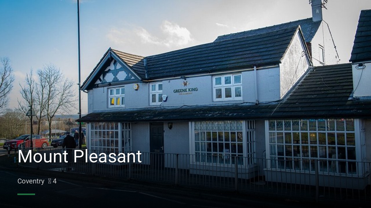 Mount Pleasant - Sports Bars in Coventry