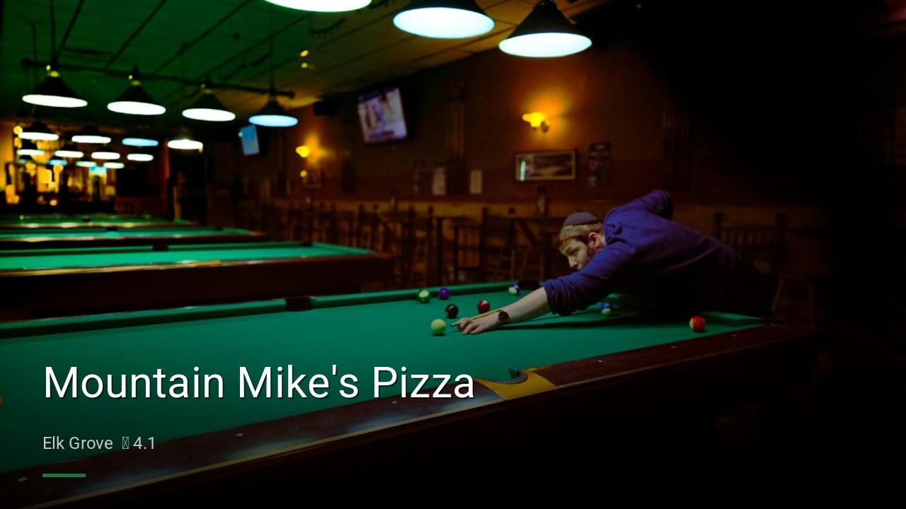 Mountain Mike’s Pizza — Sports bars in Elk Grove