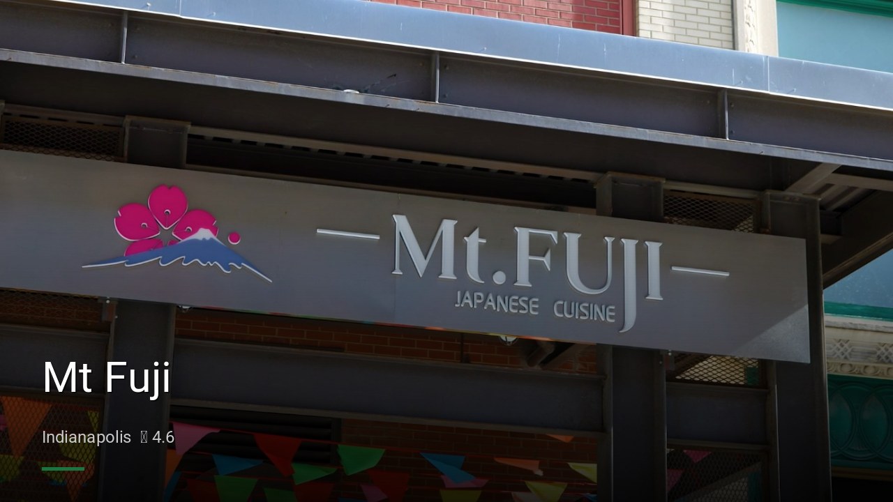 Mt Fuji - Sports Bars in Indianapolis