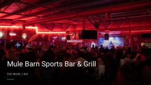 Mule Barn Sports Bar & Grill — Sports bars in Fort Worth