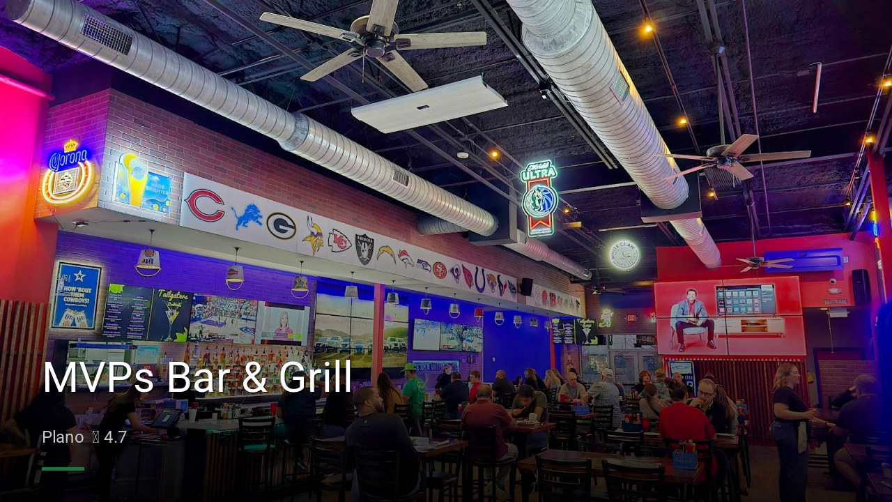 MVPs Bar & Grill - Sports Bars in Plano