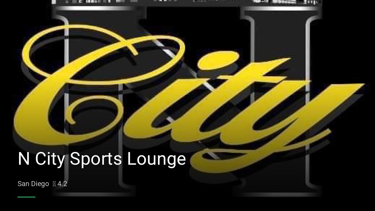 N City Sports Lounge - Sports Bars in San Diego
