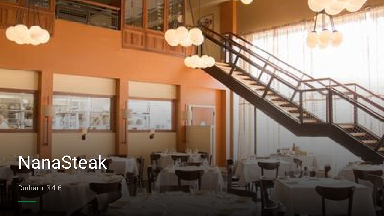 NanaSteak - Sports Bars in Durham