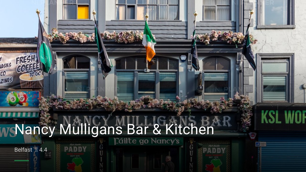 Nancy Mulligans Bar & Kitchen - Sports Bars in Belfast