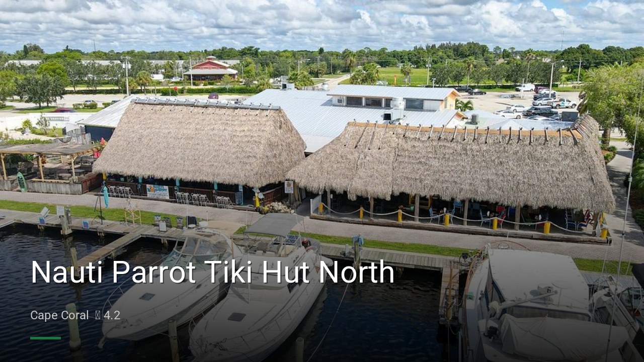 Nauti Parrot Tiki Hut North - Sports Bars in Cape Coral