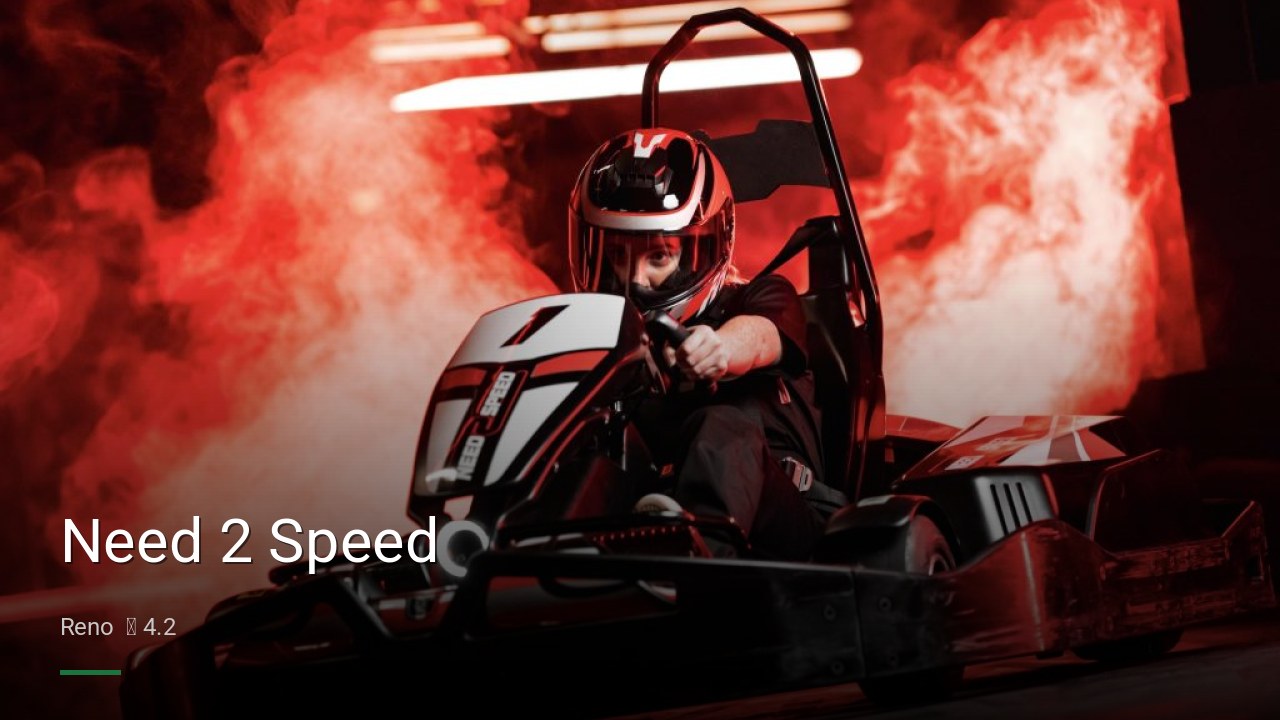 Need 2 Speed - Sports Bars in Reno