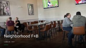 Neighborhood F+B — Sports bars in Lubbock
