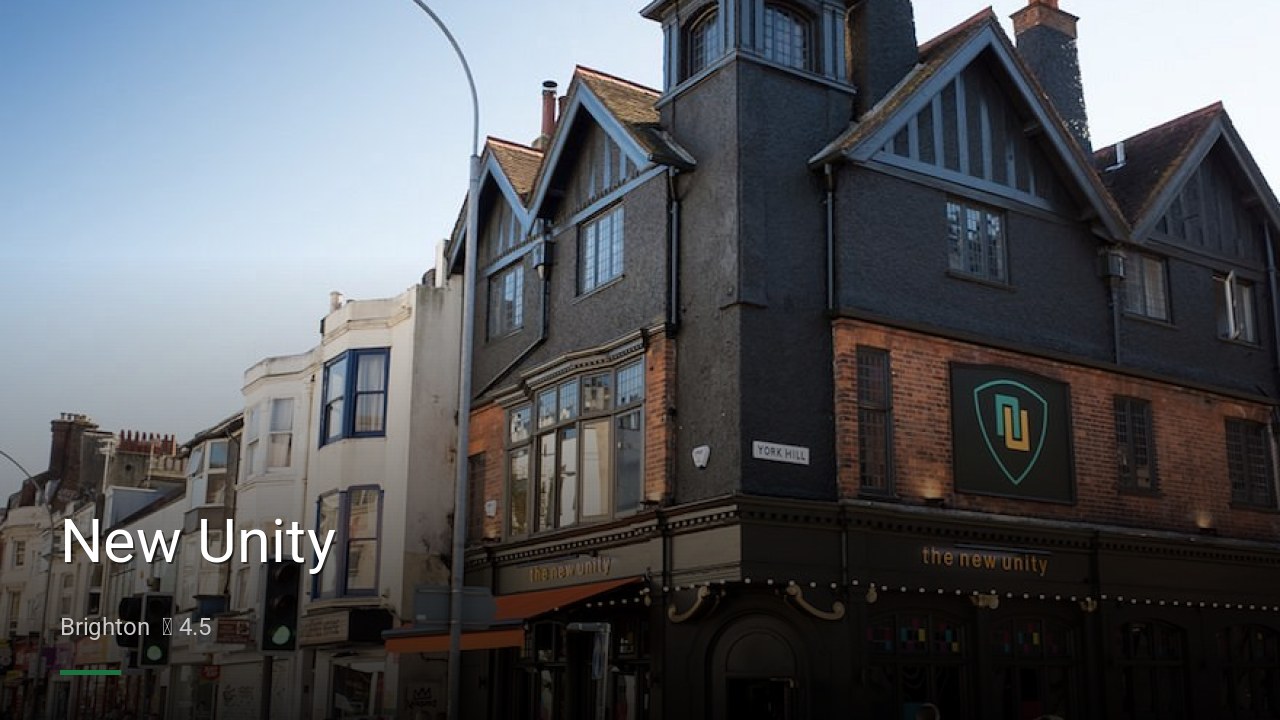 New Unity - Sports Bars in Brighton